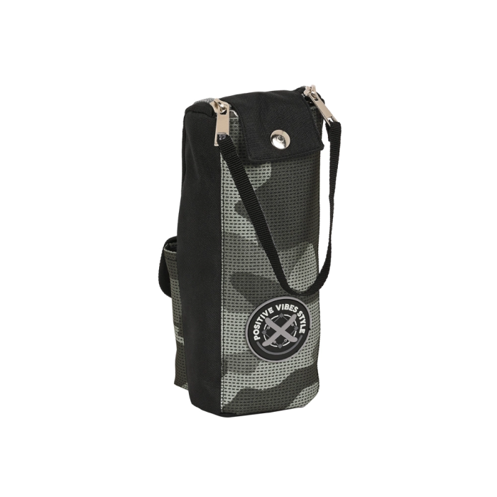 Estuche Escolar Safta Stone Negro 6 x 21 x 6 cm 1