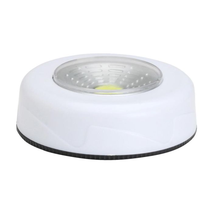 Je cherche une Idee Lámpara LED COB a Presión Blanca sin Cables con Adhesivo, Fácil Instalación, 7 cm 2