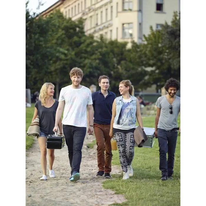 Weber Go-Anywhere Barbacoa de Gas - Acero Esmaltado - Negro 3