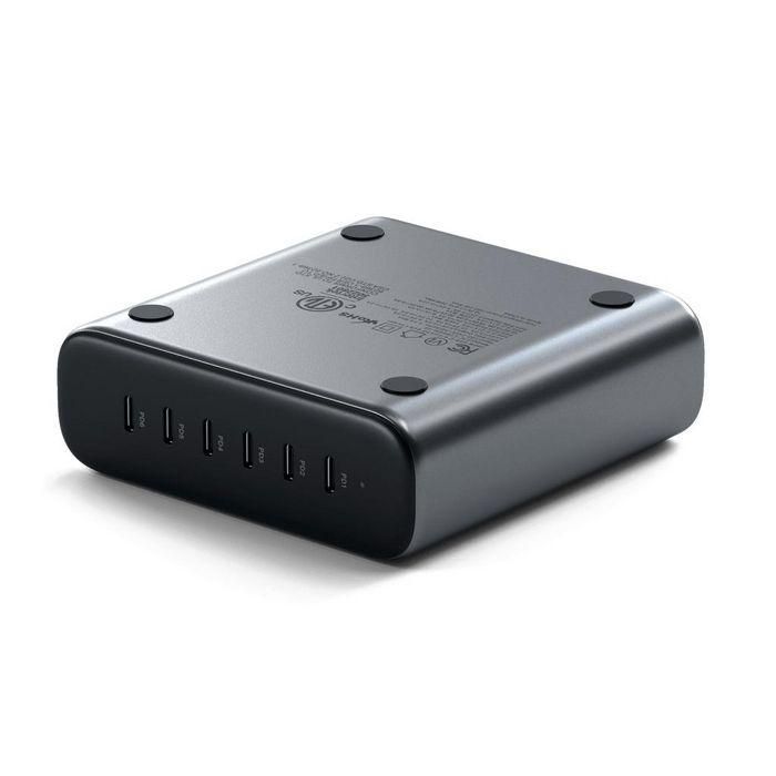 Satechi 200W Cargador de Pared GaN 6 Puertos USB-C PD Carga Rápida para Múltiples Dispositivos, Gris Espacial 2