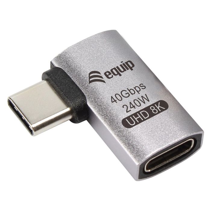 EQUIP Adaptador USB 4.0 a USB-C 40Gbps 240W PD (3 Unidades) Gris