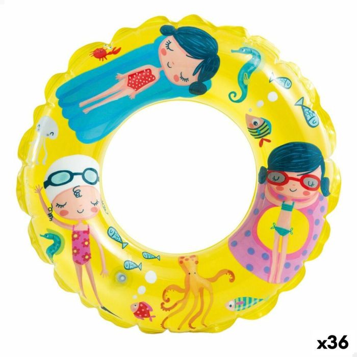 Flotador Hinchable Donut Intex Ø 61 cm (36 Unidades) Flotador Hinchable Donut Intex Ø 61 cm (36 Unidades)
