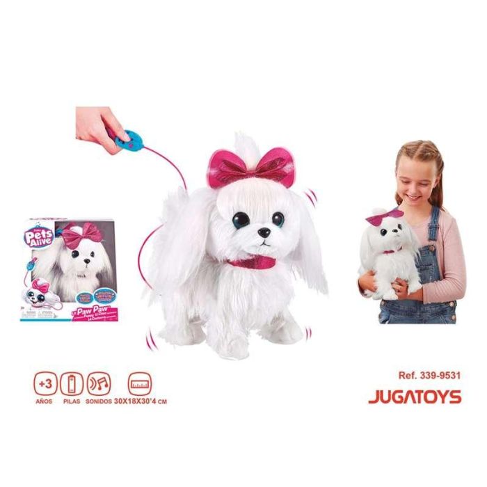 Perro interactivo lil paw paw puppy pets alive ladra y camina como un perro real 30x18x30'4cm 1 Perro interactivo lil paw paw puppy pets alive ladra y camina como un perro real 30x18x30'4cm 1