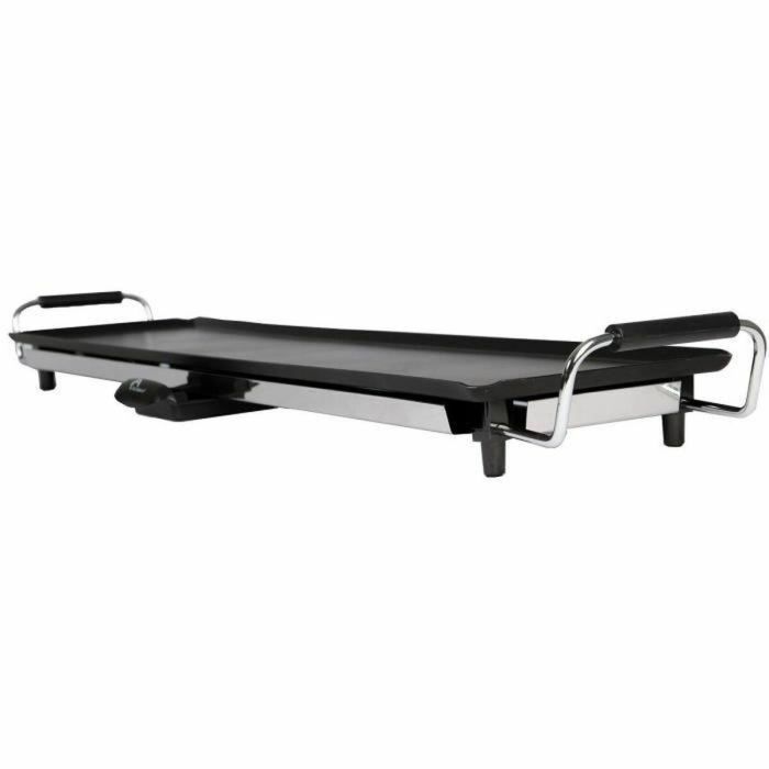 Little Balance 8239 Happy Plancha 90, Eléctrica XXL Antiadherente 90x23cm para 8-10 personas, 2000W, Negro/Acero Inox Little Balance 8239 Happy Plancha 90, Eléctrica XXL Antiadherente 90x23cm para 8-10 personas, 2000W, Negro/Acero Inox