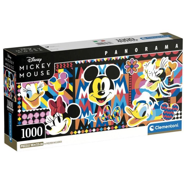 Clementoni Puzzle panorama Classics Disney 1000pzs 98x33cm