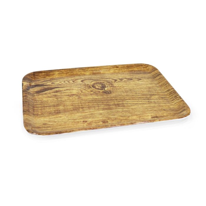 Bandeja de Melamina Wood 42x31 cm Brillo - La Mediterranea (9 Unidades) 2 Bandeja de Melamina Wood 42x31 cm Brillo - La Mediterranea (9 Unidades) 2