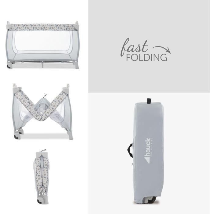 Hauck Cuna de Viaje Sleep N Play Go Plus Disney, Plegable con Ruedas y Ventana para Bebés y Niños, 120x60cm 5 Hauck Cuna de Viaje Sleep N Play Go Plus Disney, Plegable con Ruedas y Ventana para Bebés y Niños, 120x60cm 5