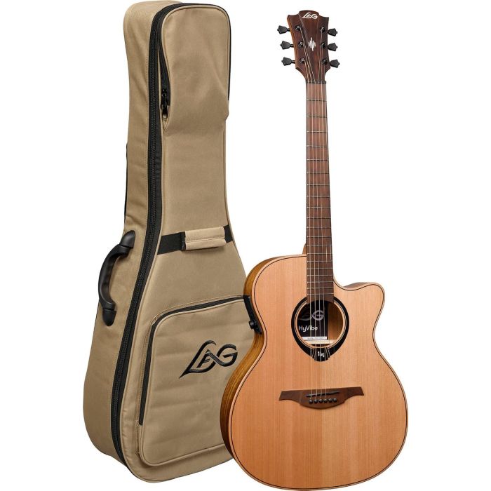 Guitarra Acústica Lag Auditorium Hyvibe H2 10 A/E Cutaway Lag 0 Guitarra Acústica Lag Auditorium Hyvibe H2 10 A/E Cutaway Lag 0
