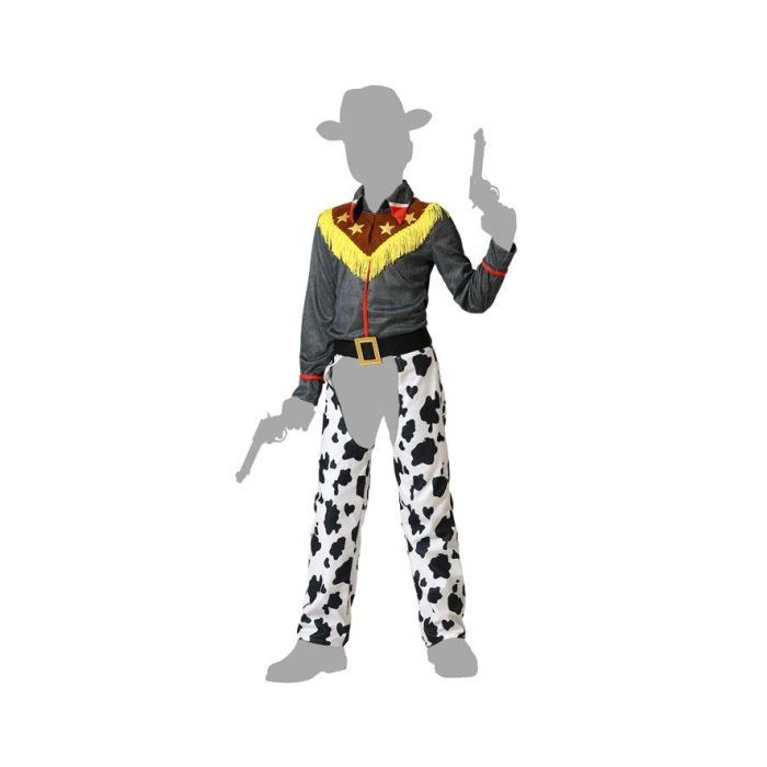 Disfraz Vaquero Niño Unisex Azul 10-12 Años Lejano Oeste Polyester 4 Disfraz Vaquero Niño Unisex Azul 10-12 Años Lejano Oeste Polyester 4