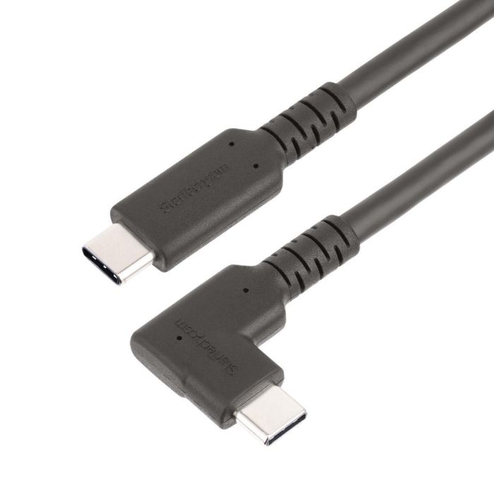 Cable USB-C Startech RUSB31CC50CMBR Negro 50 cm Cable USB-C Startech RUSB31CC50CMBR Negro 50 cm