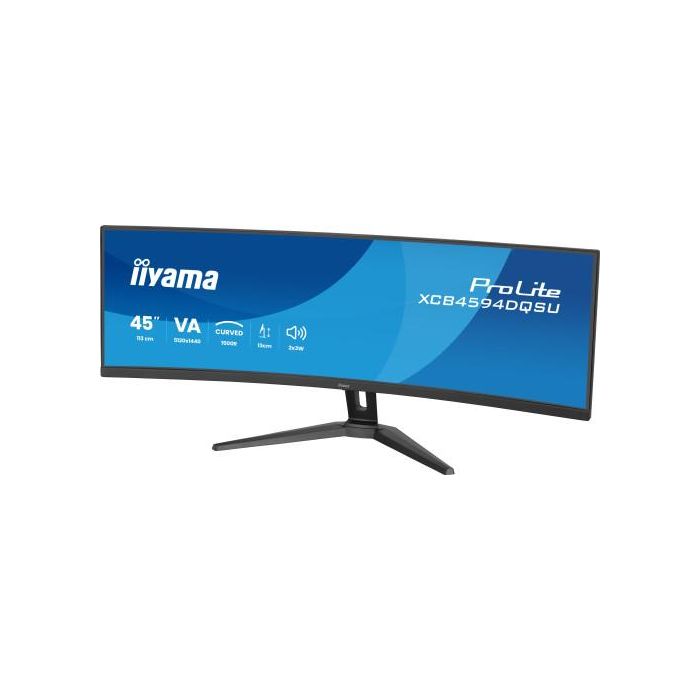 Iiyama XCB4594DQSU-B1 Monitor Curvo Ultra Panorámico 45" Dual QHD USB-C HDMI DisplayPort 4