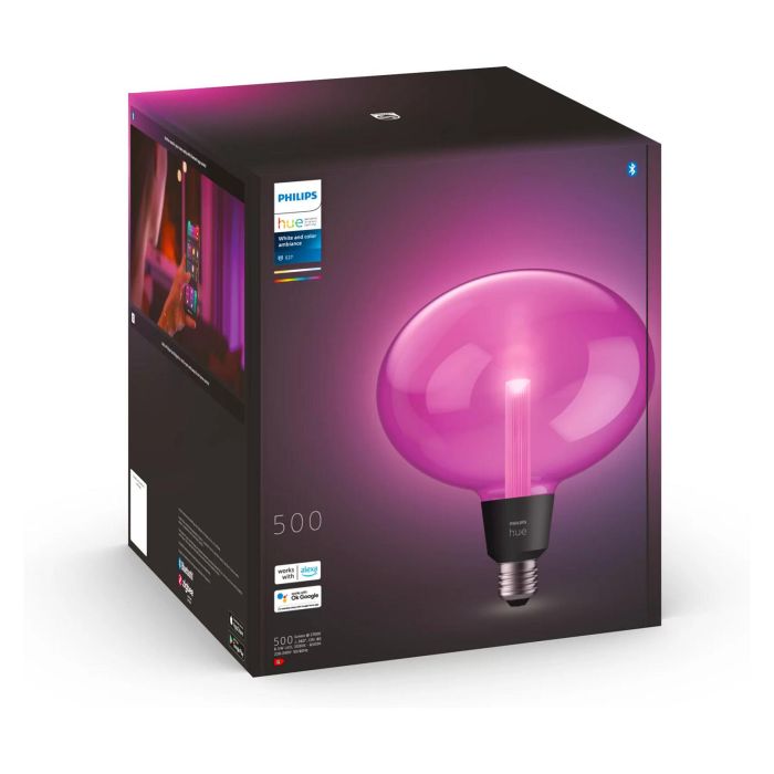 Philips Hue Bombilla LED Inteligente Ellipse E27 Blanca y Color Ambiance, Compatible Bluetooth, PHI8719514419278