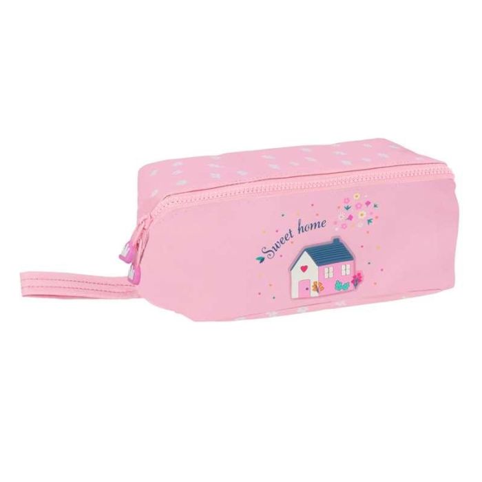 Estuche Escolar Glow Lab Sweet home Rosa 22 x 10 x 10 cm 1