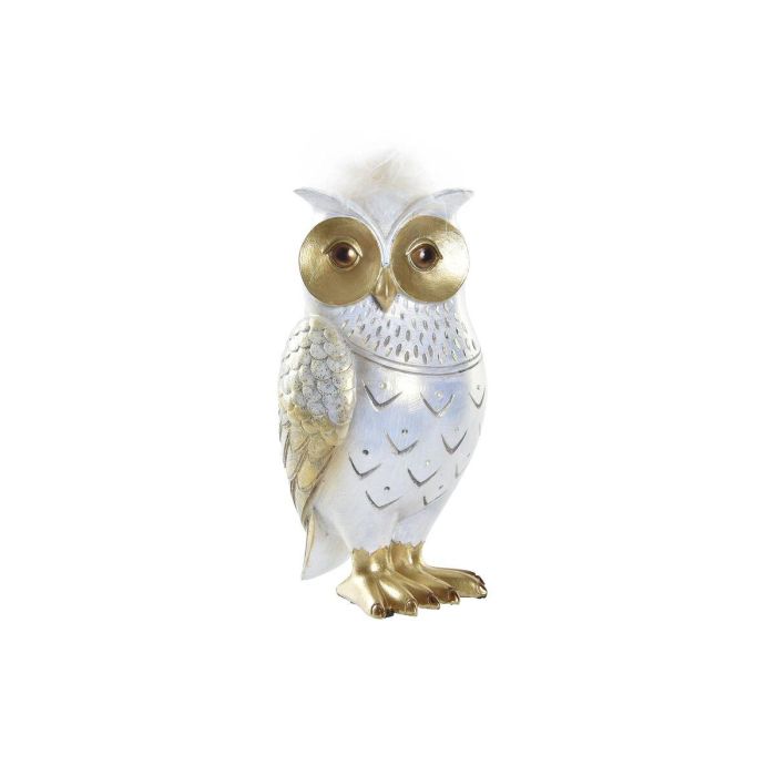 Figura Tradicional DKD Home Decor Dorado Blanco 9 x 17 x 9 cm