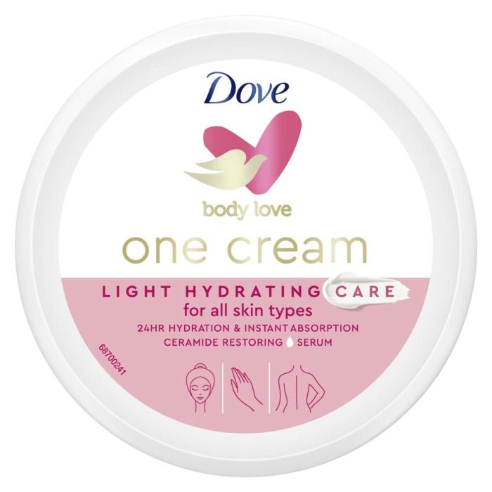 Dove Light Hydrating Cream Cara Cuerpo Y Manos 2