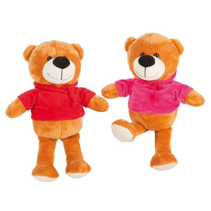 Oso sudadera 30 cm con capucha 4 col. surt. 2 Oso sudadera 30 cm con capucha 4 col. surt. 2