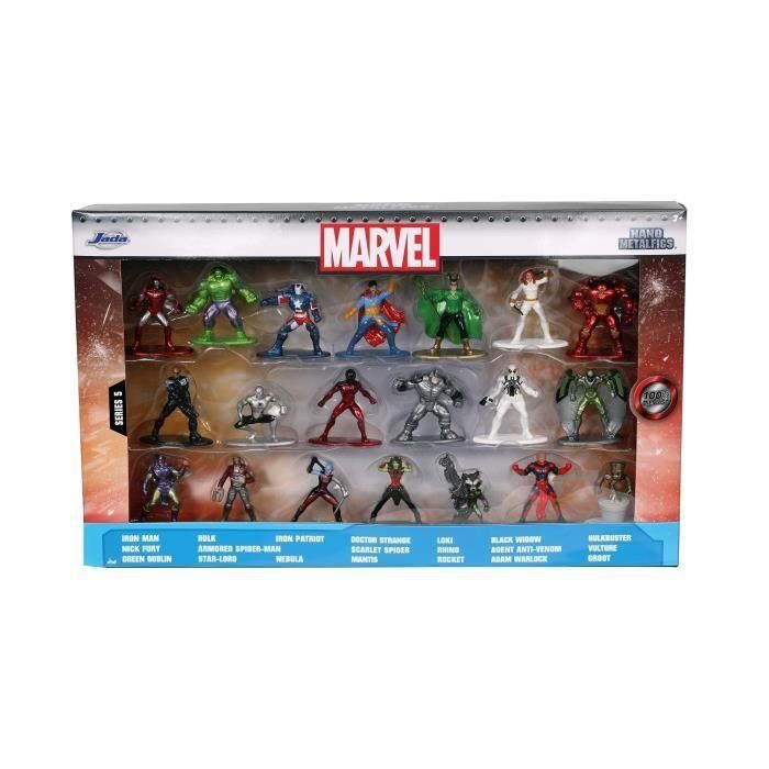 Marvel JAD1695825428388 Caja 20 Figuras de Metal de 4 cm 3 Marvel JAD1695825428388 Caja 20 Figuras de Metal de 4 cm 3
