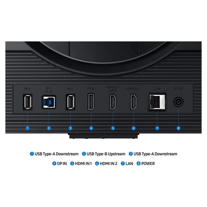 Samsung S27DG702EU Monitor Gaming 27" 4K UHD 3840x2160 1ms 144Hz IPS HDR Pivot Speaker Negro 7