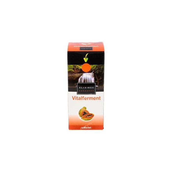 NOVADIET Vitalferment Papaya Fermentada 250ml - Complemento Líquido Digestivo y Antioxidante con Granada