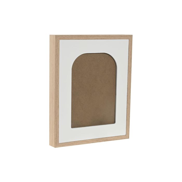 Marco Foto 13X18 Scandi DKD Home Decor Blanco Natural 3 x 25 x 20 cm (4 Unidades) 1