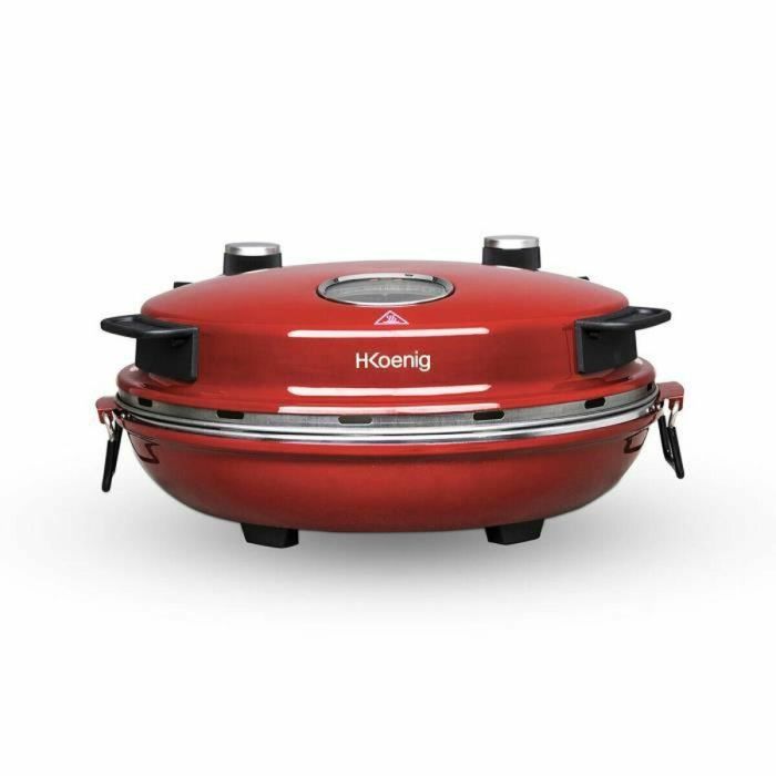 Hkoenig NAPL350 Horno para Pizza Napoletana, 350°C, 32cm, 1200W, Placa de Piedra Cerámica, Temporizador, para Pizzas Frescas/Congeladas 3 Hkoenig NAPL350 Horno para Pizza Napoletana, 350°C, 32cm, 1200W, Placa de Piedra Cerámica, Temporizador, para Pizzas Frescas/Congeladas 3
