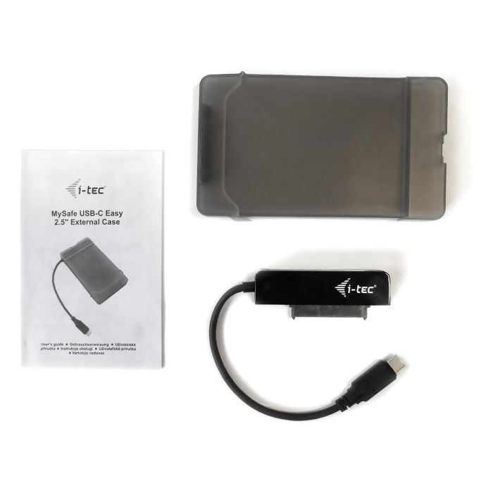 I-TEC Carcasa Externa Disco Duro SSD 2.5 Pulgadas USB-C 3.1 Gen 2 Negro 10 Gbit/s