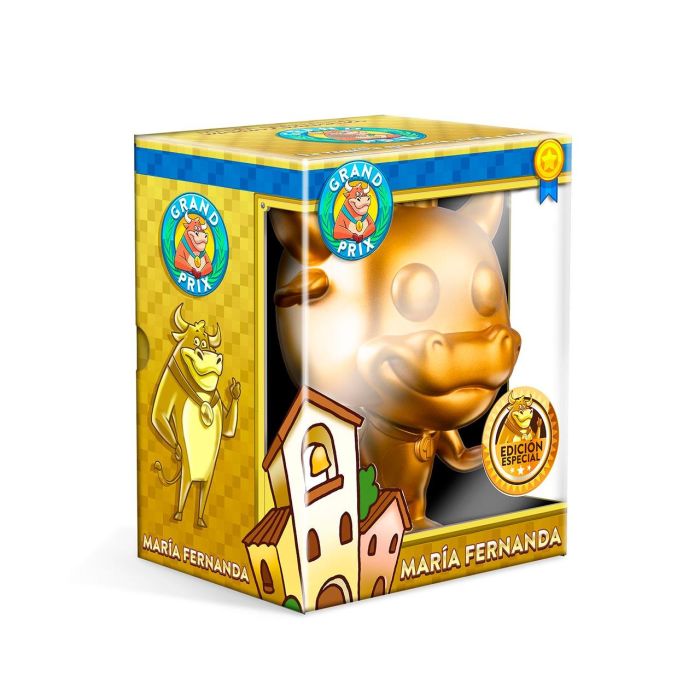 Famosa Grn02000 Figura de Vinilo Grand Prix Edición Limitada - Vaquilla María Fernanda Dorada Oficial (6+ años) 4