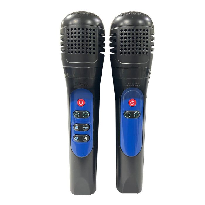 Vtech Karaoke Light Party Duo Disco Edition con Altavoz Bluetooth, 2 Micrófonos, 5 Modos de Juego, Control de Volumen y Luces 2 Vtech Karaoke Light Party Duo Disco Edition con Altavoz Bluetooth, 2 Micrófonos, 5 Modos de Juego, Control de Volumen y Luces 2