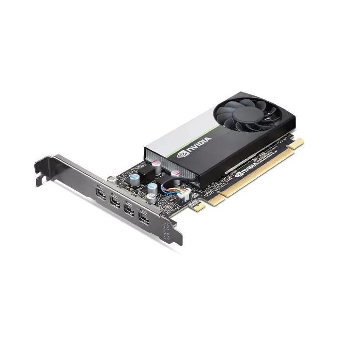 NVIDIA T600 Tarjeta Gráfica 4GB GDDR6 mini DisplayPort x4 Soporte High-Profile para Profesionales CAD DCC