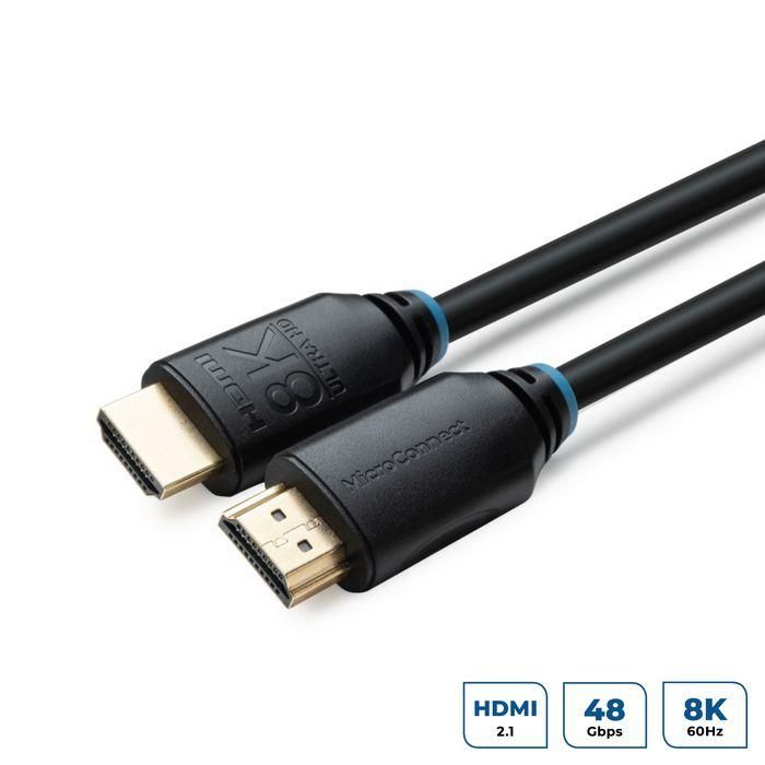 MicroConnect Cable HDMI 2.1 Ultra Alta Velocidad 8K@60Hz 48Gbit con Dynamic HDR eARC, Soporta hasta 10K 120Hz - 3m 0 MicroConnect Cable HDMI 2.1 Ultra Alta Velocidad 8K@60Hz 48Gbit con Dynamic HDR eARC, Soporta hasta 10K 120Hz - 3m 0