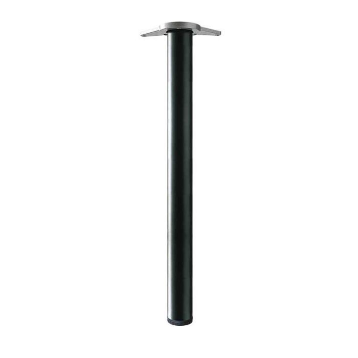 PATAS DE MESA Pata Regulable Neiva para Mesa Ø60 H870, Acabado Negro