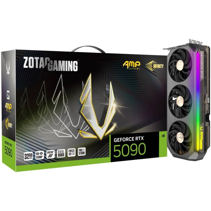 Zotac GeForce RTX 5090 Gaming AMP Extreme Infinity 32GB GDDR7 3 Ventiladores PCIe 5.0 7