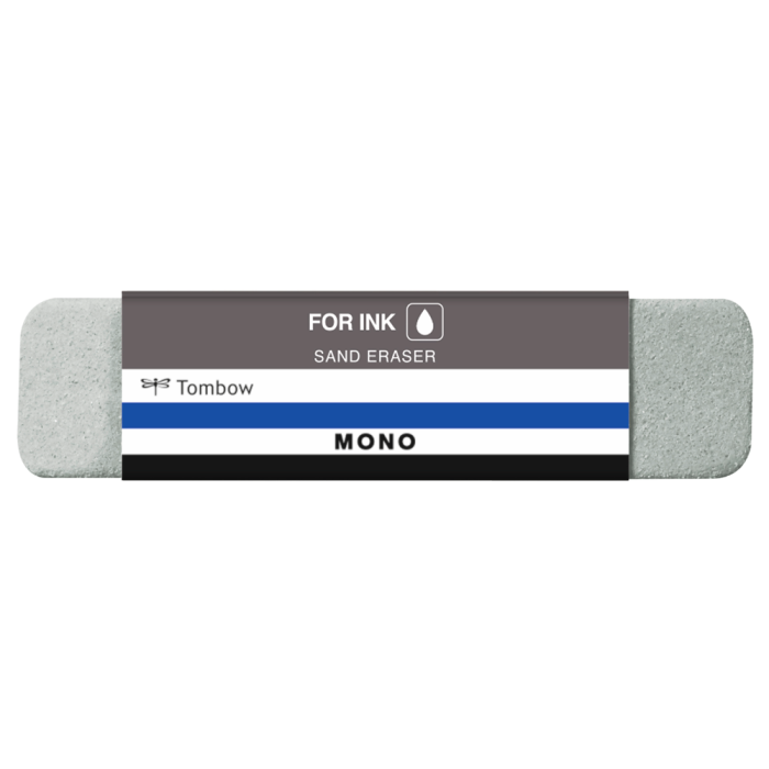 Tombow Goma de borrar Mono con polvo de sílice para tinta, con faja protectora, 13 g 3