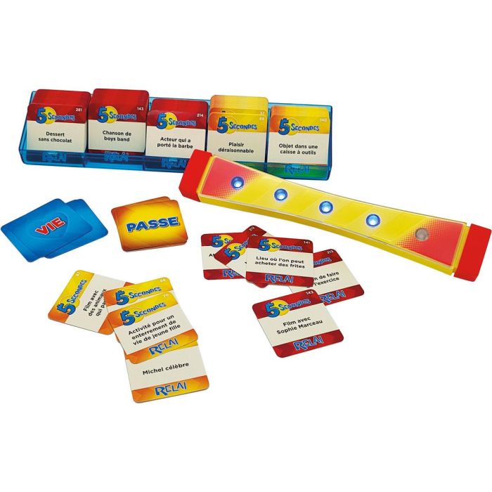 Megableu Relé de 5 Segundos - Juego de mesa electrónico de preguntas rápidas para familia y amigos, 3+ jugadores, desde 7 años 5 Megableu Relé de 5 Segundos - Juego de mesa electrónico de preguntas rápidas para familia y amigos, 3+ jugadores, desde 7 años 5