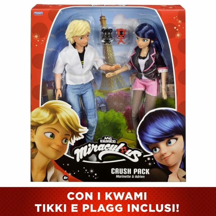 Bandai Miraculous Pack 2 Muñecos Marinette y Adrien P50377 - 26 cm 7 Bandai Miraculous Pack 2 Muñecos Marinette y Adrien P50377 - 26 cm 7