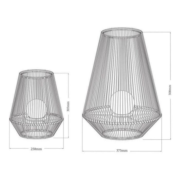Galix Farol Decorativo Bola de Perlas H30 LED Blanco Recargable 10 Lúmenes 8 Horas Ø 258mm Bola 100mm 1 Galix Farol Decorativo Bola de Perlas H30 LED Blanco Recargable 10 Lúmenes 8 Horas Ø 258mm Bola 100mm 1