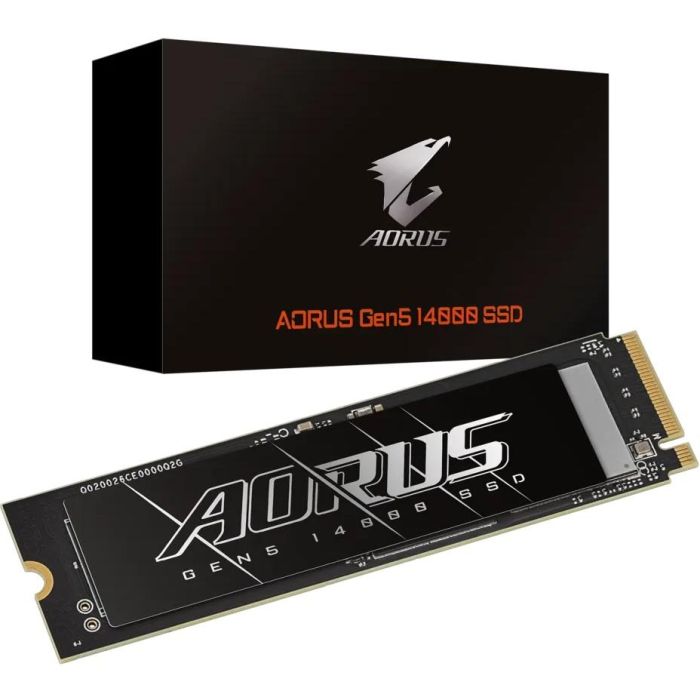 Gigabyte AORUS GEN5 14000 M.2 PCI-E NVMe SSD 2TB PCI Express 5.0 5 Gigabyte AORUS GEN5 14000 M.2 PCI-E NVMe SSD 2TB PCI Express 5.0 5