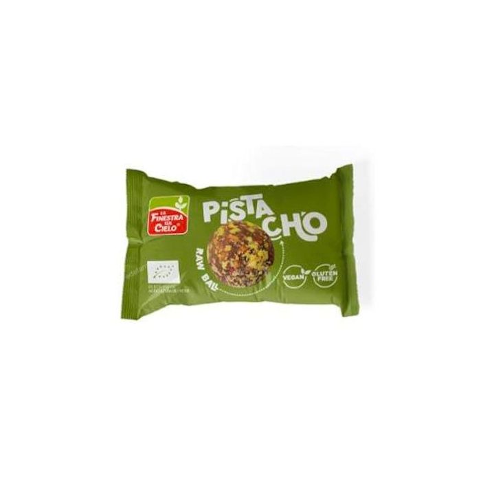 LA FINESTRA SUL CIELO Barrita Energy Ball Pistacho Eco Sin Gluten Vegana 20Uds