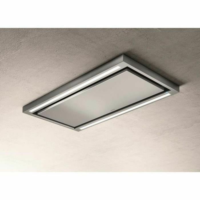 Elica PRF0142094 Campana de Techo Cloud Seven IX/A/90 - Extracción o Filtro, 760 m³/h, 3 velocidades, LED, 90 cm Inox A++