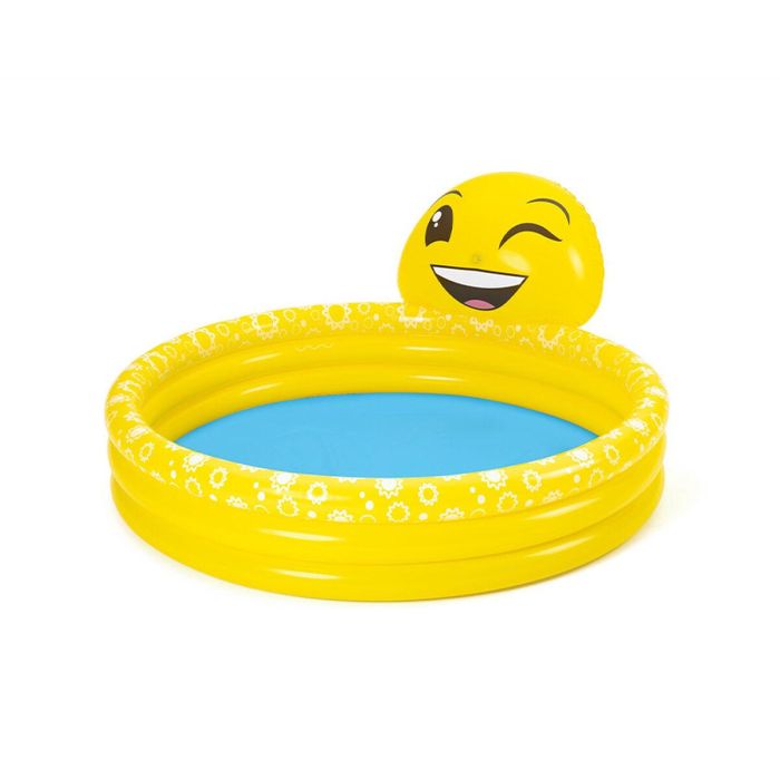 Bestway Piscina Hinchable Infantil Chorro Sonrisa 165x144x69 cm +2 Años Jardin 53081 Bestway Piscina Hinchable Infantil Chorro Sonrisa 165x144x69 cm +2 Años Jardin 53081