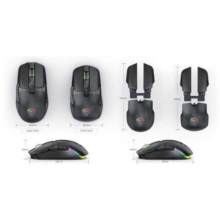 Yenkee YMS 3600BK Ratón para juegos Marksman 1
