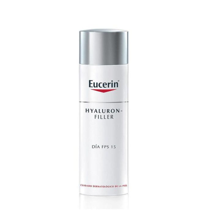 Eucerin HYALURON FILLER Crema Facial de Día Antiarrugas y Antiedad para Piel Normal/Mixta con FPS 15, 50 ml