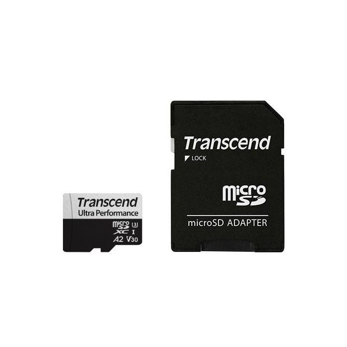 CARD microSD Card 128GB Transcend SDXC USD340S w/Adapter 1
