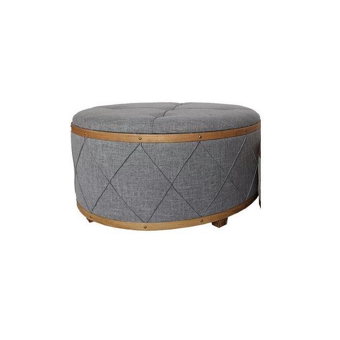 DKD Home Decor Descalzadora Scandi Gris Claro Natural 80 x 43 x 80 cm Set de 2 1