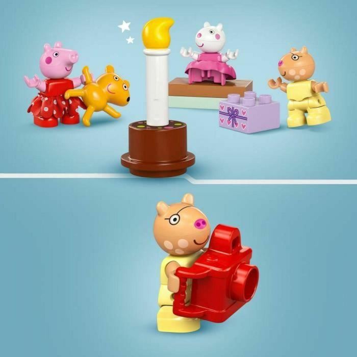 LEGO DUPLO 10433 Fiesta de cumpleaños de Peppa Pig - Juguete de construcción para niños de 2 años 4