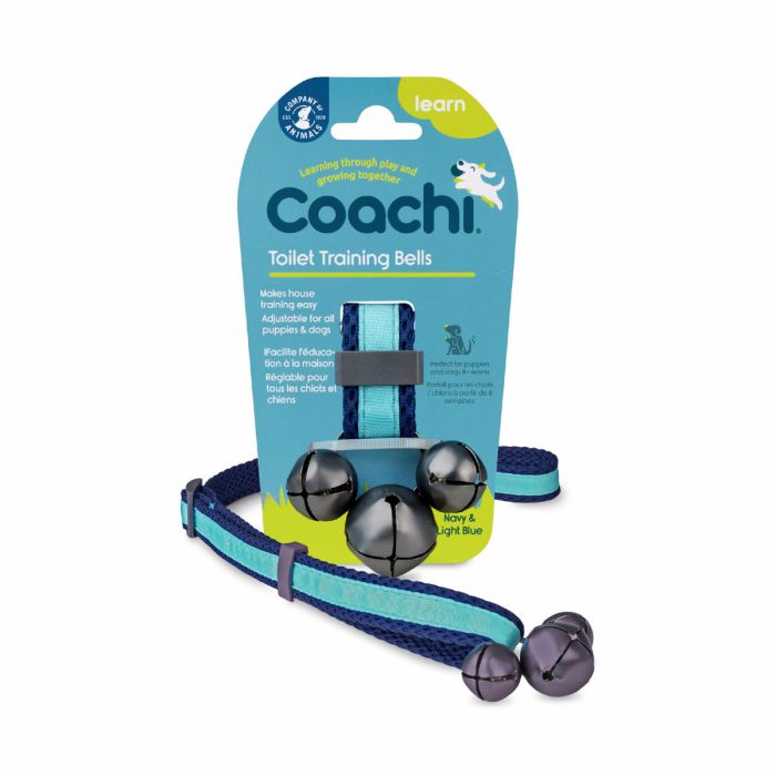 Juguete de adiestramiento Coachi Bells Azul 2