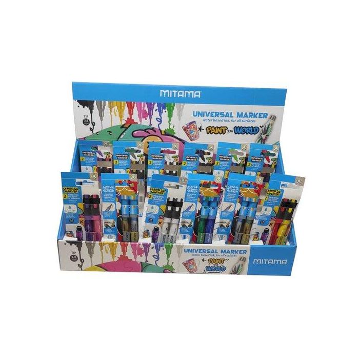 Rotulador Acrilico Mitama 2.5Mm Expositor De 60