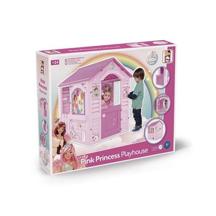 Casa pink princess con hueco para mascotas 94x103x104 cm 2 Casa pink princess con hueco para mascotas 94x103x104 cm 2