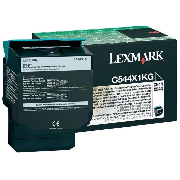 Tóner Lexmark C544X1KG Negro 1 Tóner Lexmark C544X1KG Negro 1