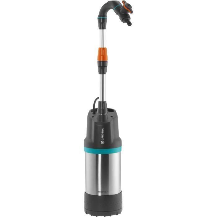 Gardena 4700/2 Inox Bomba Automática para Colector de Agua de Lluvia, Acero Inoxidable, 4700 L/h, 149mm Estrecha